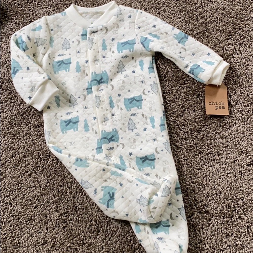 Winter Themed 0-3M button up